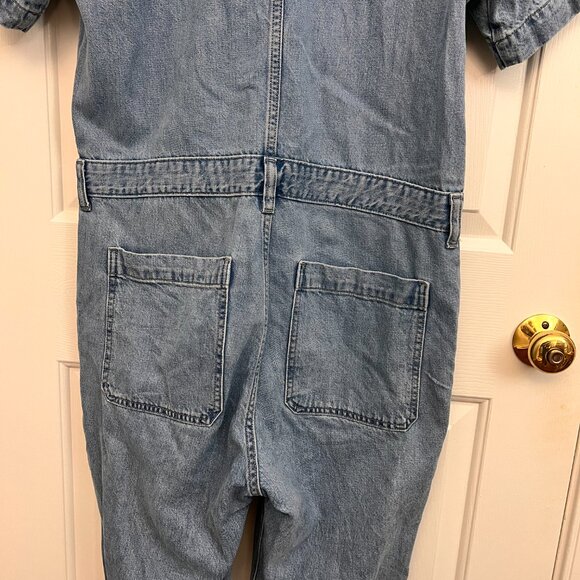 EVERLANE The Supersoft Jean Coverall Sz 8 - Picture 12 of 14